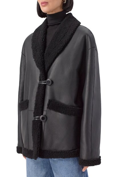 Двусторонняя дубленка MOLLY MOSS, �арт. 0106, фото 3