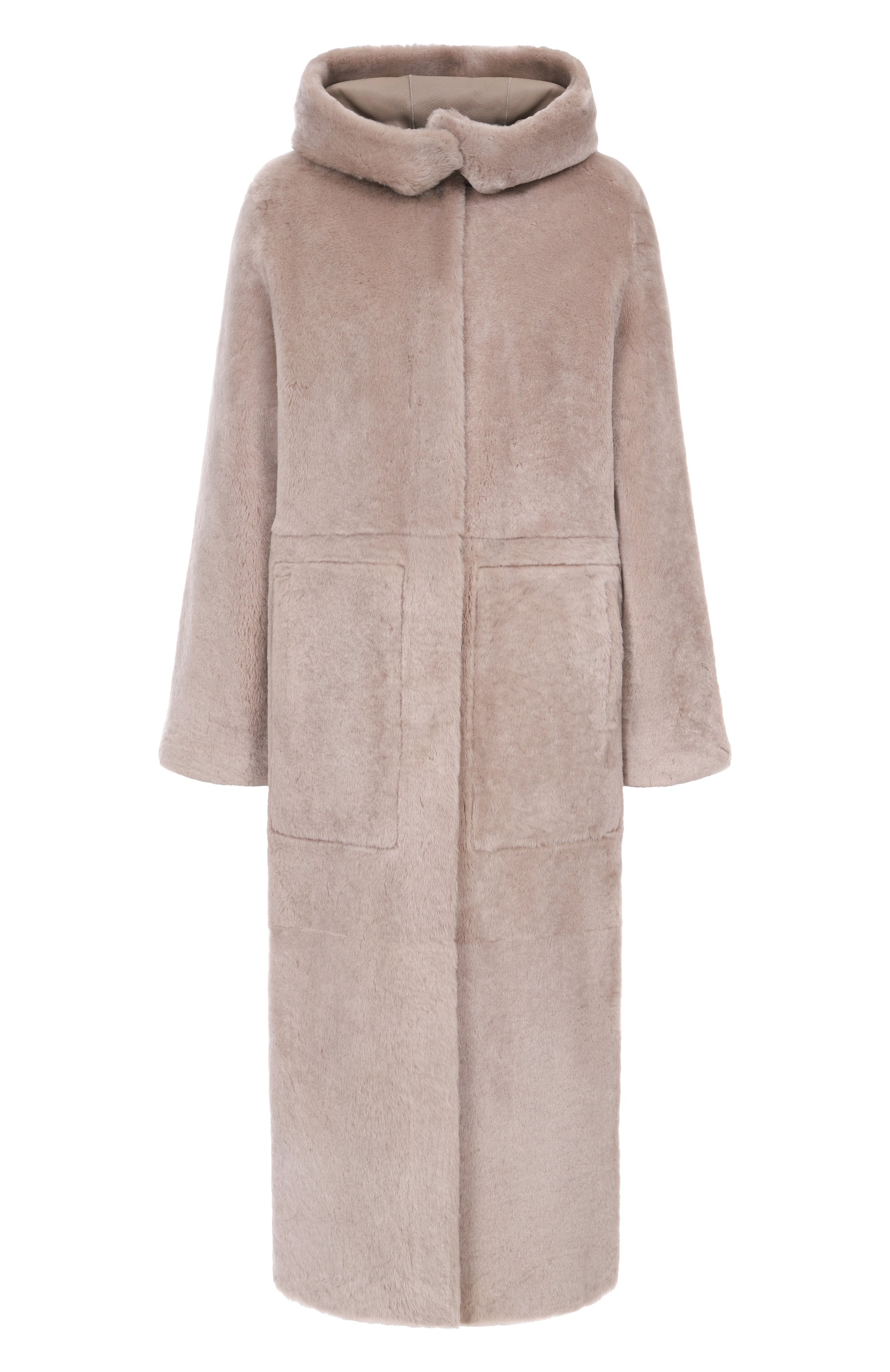 Двусторонняя дубленка из овчины SIMONETTA RAVIZZA светло-бежевого цвета по цене 517000 руб., арт. F05C0170H21, фото 1 Двусторонняя дубленка из овчины SIMONETTA RAVIZZA, арт. F05C0170H21, фото 1