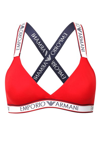 Женский хлопковый бюстгальтер EMPORIO ARMANI, арт. 163567/0P317