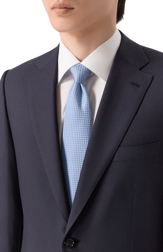 Шелковый галстук Stefano Ricci CCXL/60002 Голубой  CCXL/60002 Фото 2