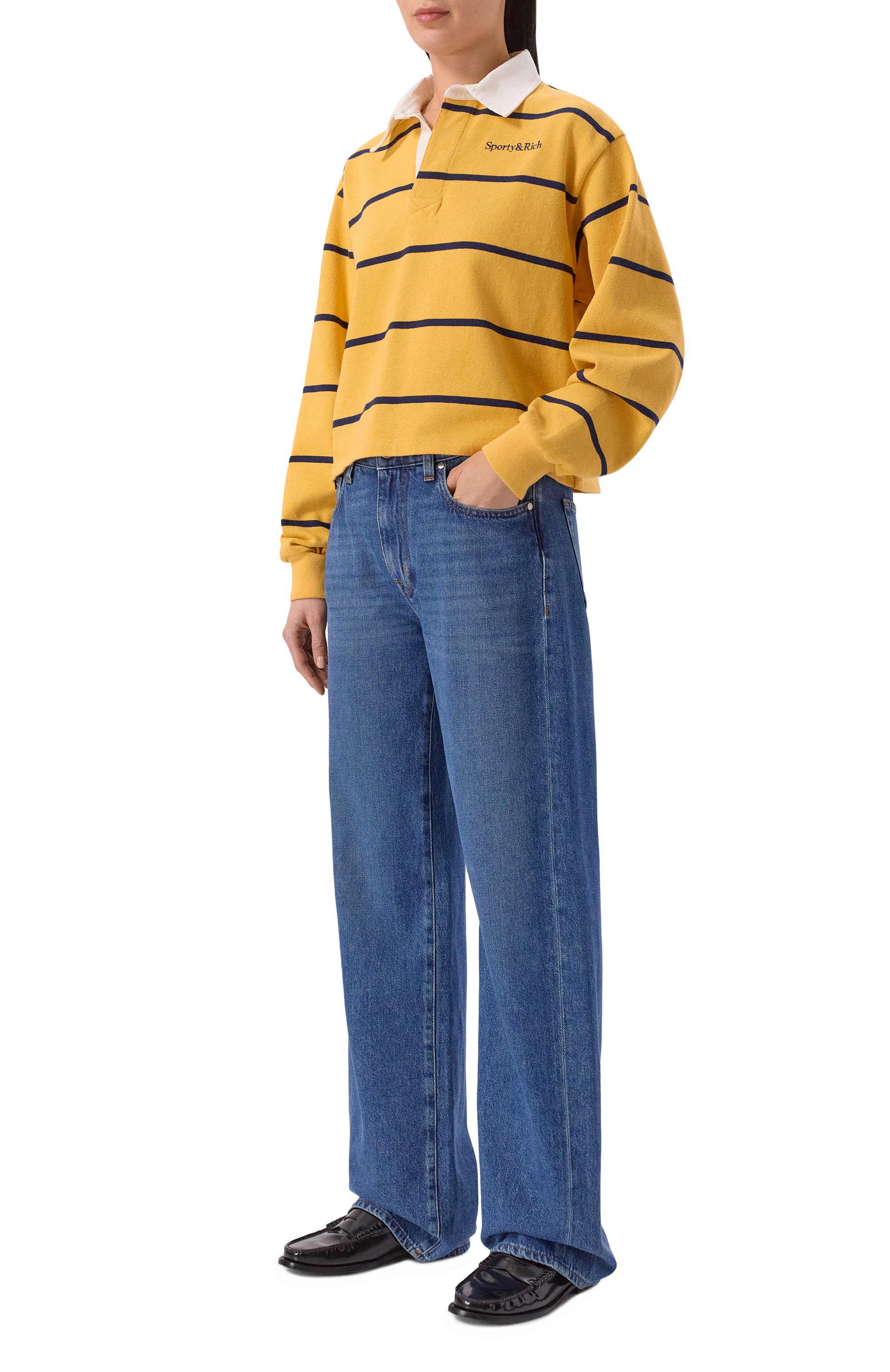 Хлопковое поло SPORTY AND RICH, арт. ST008623000R28, фото 2