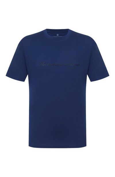 Мужская хлопковая футболка BRUNELLO CUCINELLI, арт. M0B138518