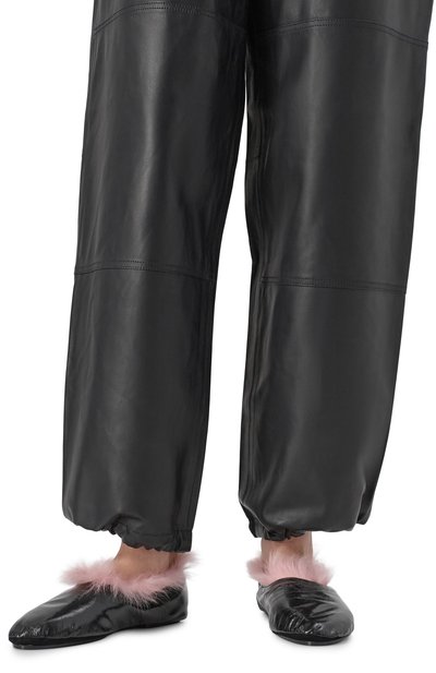 Кожаные балетки JIL SANDER, �арт. J44WZ0001/P7007, фото 2