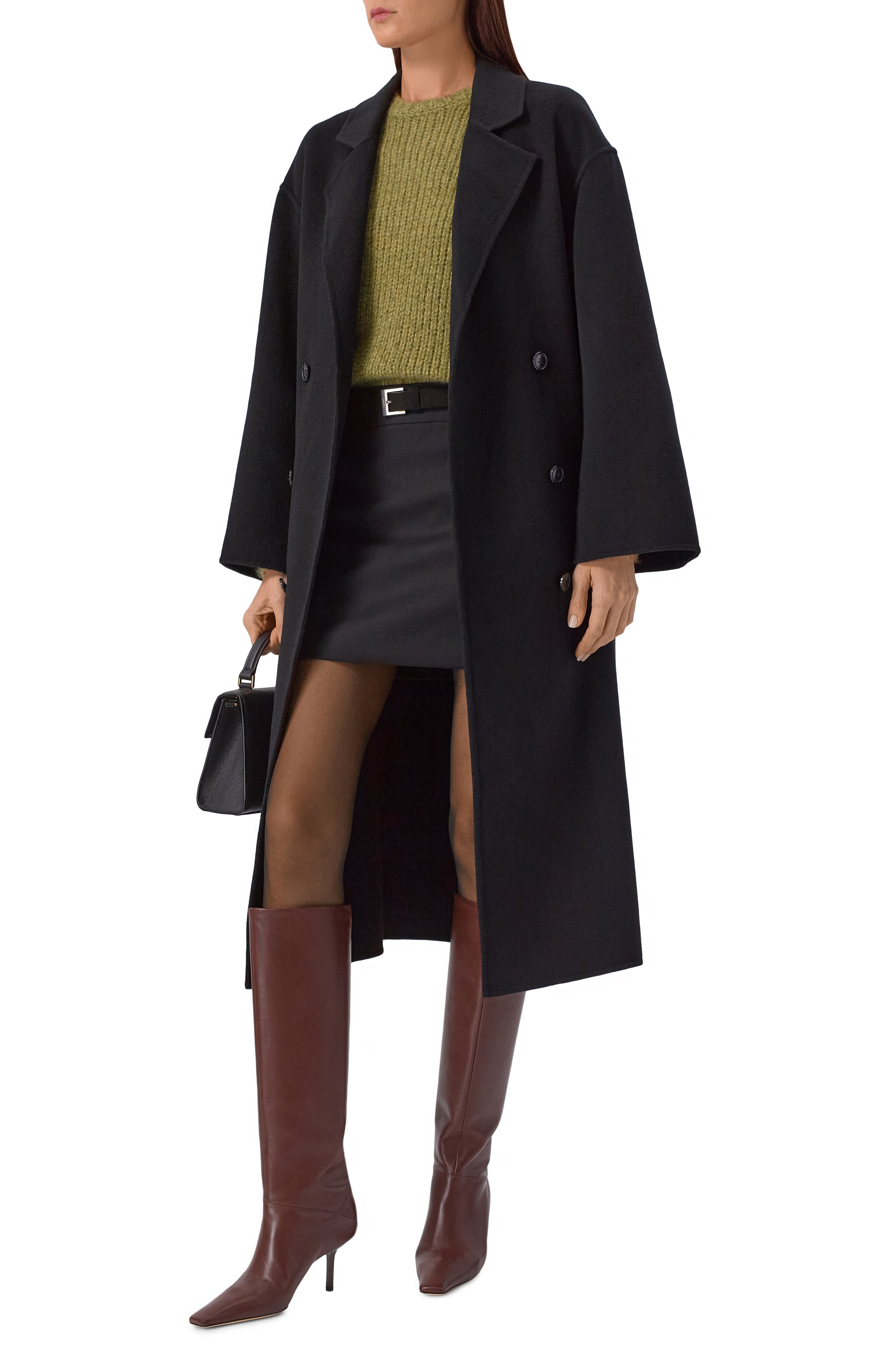 Кожаные сапоги orsola 75 ARMARIUM темно-коричневого цвета по цене 151000 руб., арт. ARMFWSC12/NA04, фото 3 Кожаные сапоги orsola 75 ARMARIUM, арт. ARMFWSC12/NA04, фото 3