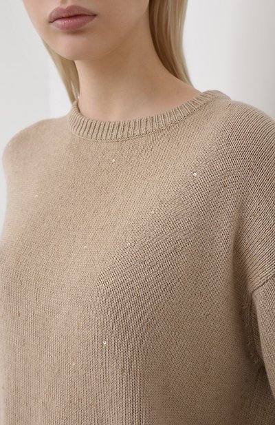 Пуловер из кашемира и шелка BRUNELLO CUCINELLI, арт. M73539900P, фото 5