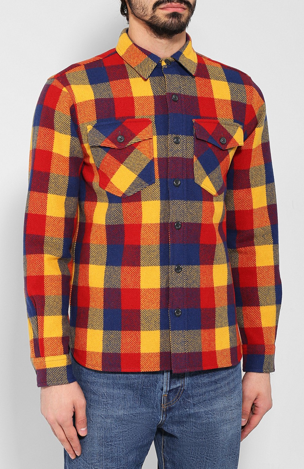 Шерстяная рубашка RRL, арт. 782758378, фото 3