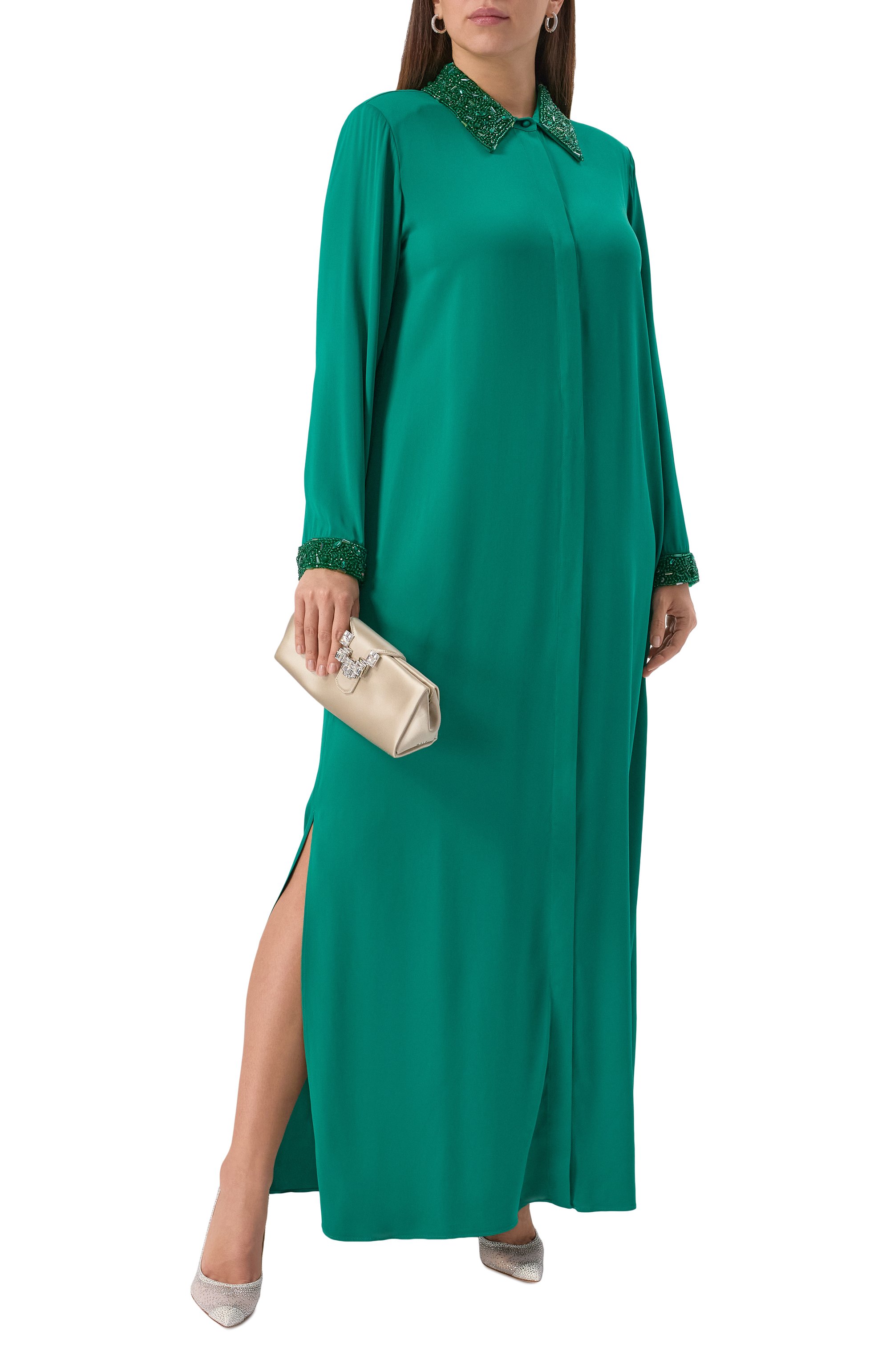 Платье из вискозы MARINA RINALDI ELEGANTE, арт. URANI0, фото 2