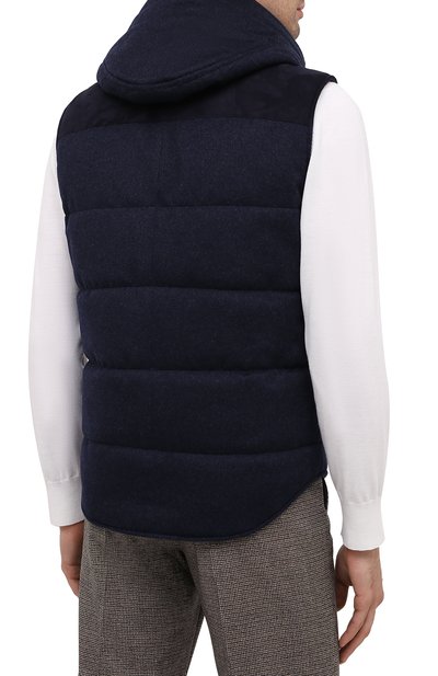 Кашемировый жилет с меховой отделкой ANDREA CAMPAGNA, арт. 94101H9IS2900, фото 5