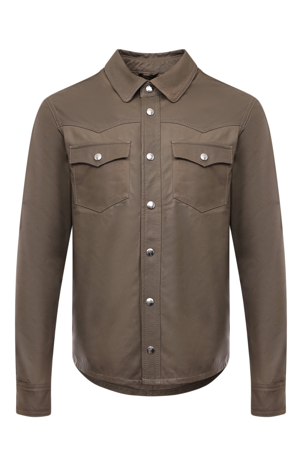 Кожаная рубашка GIORGIO BRATO, арт. GU23S12099NAPPA G0, фото 1
