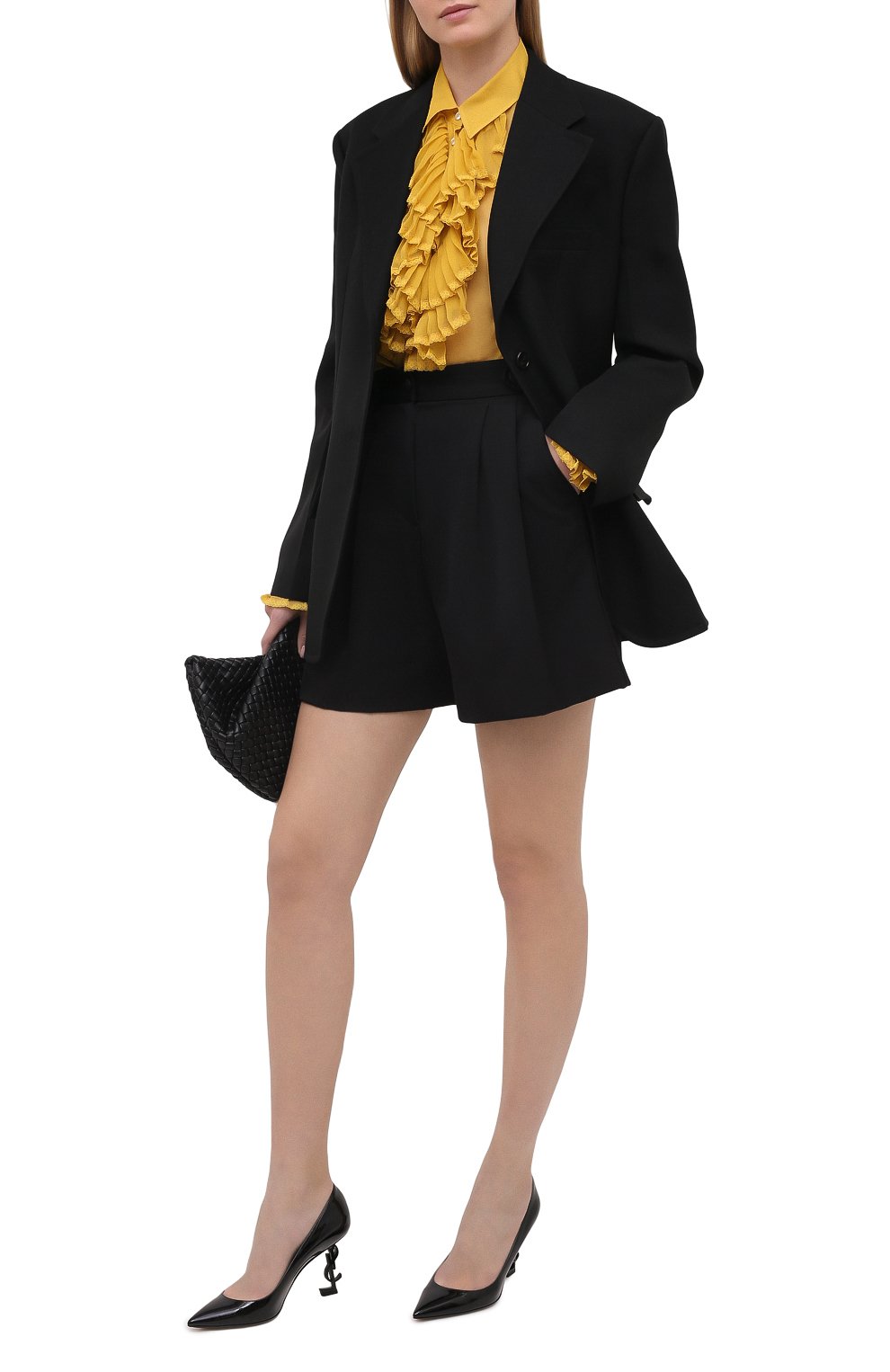 Кожаные туфли opyum SAINT LAURENT, арт. 484160/0NPVV, фото 2