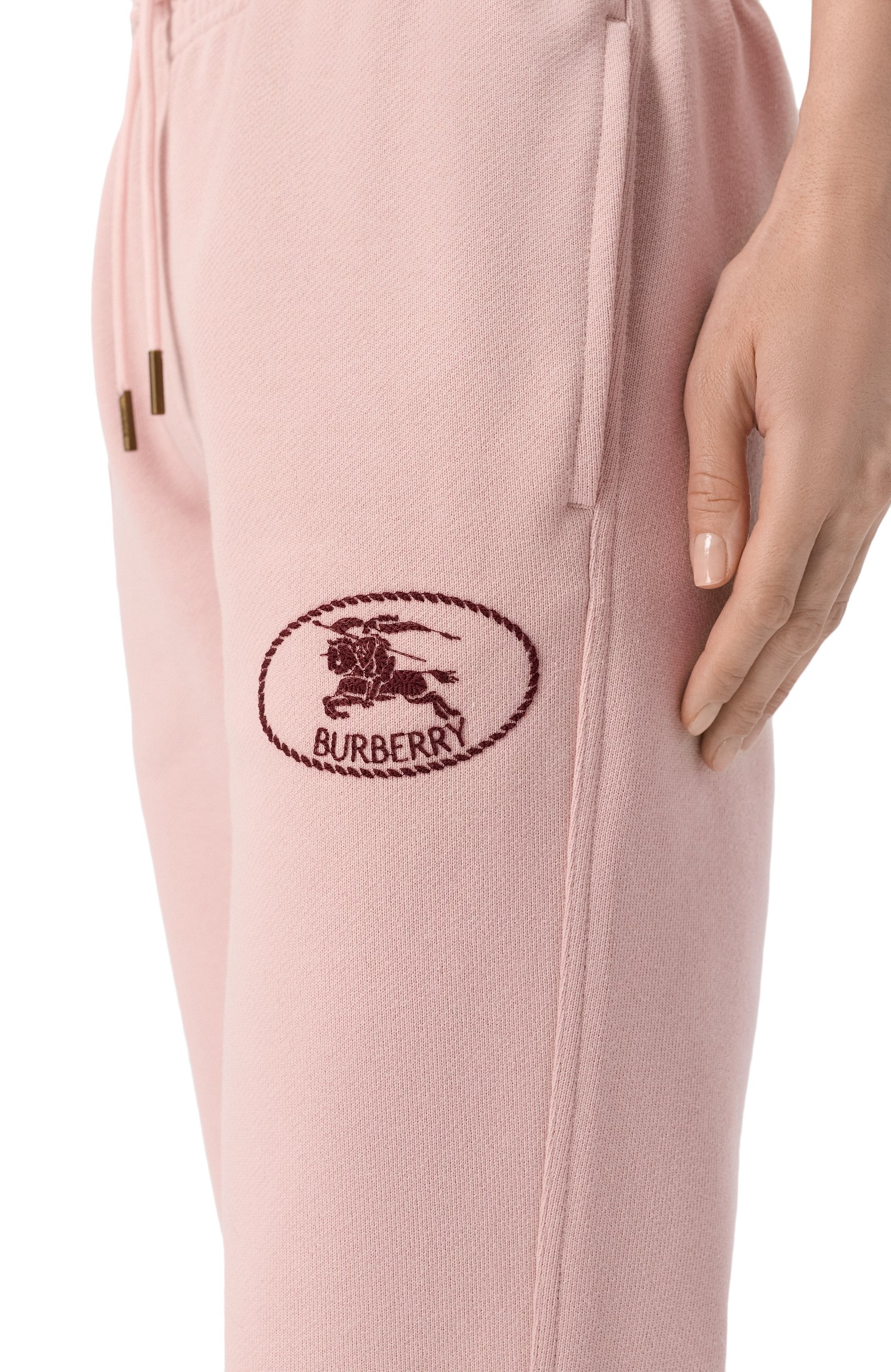 Хлопковые джоггеры BURBERRY, арт. 8131903, фото 5