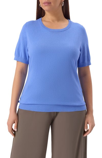 Пуловер из хлопка и кашемира MARINA SPORT, арт. TAZZINA, фото 3