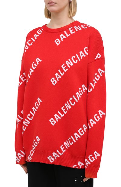 Свитер из хлопка и шерсти BALENCIAGA, арт. 625329/T3178, фото 3