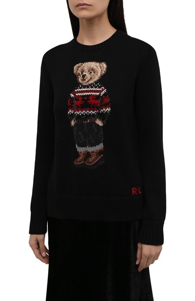 Хлопковый пуловер POLO RALPH LAUREN, арт. 211847029, фото 3