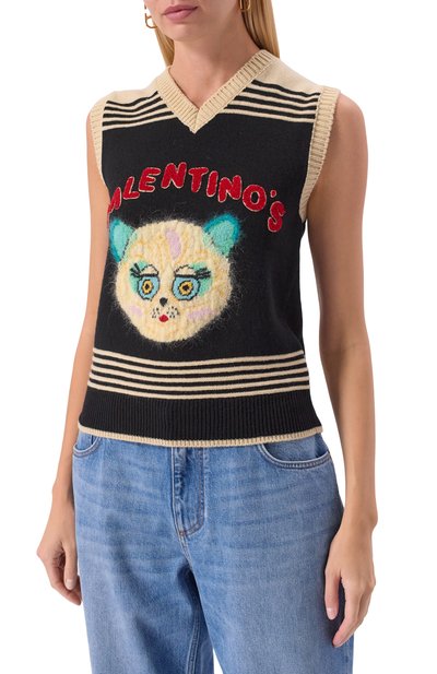Шерстяной жилет VALENTINO, арт. 7B3K400Q/9KA, фото 3