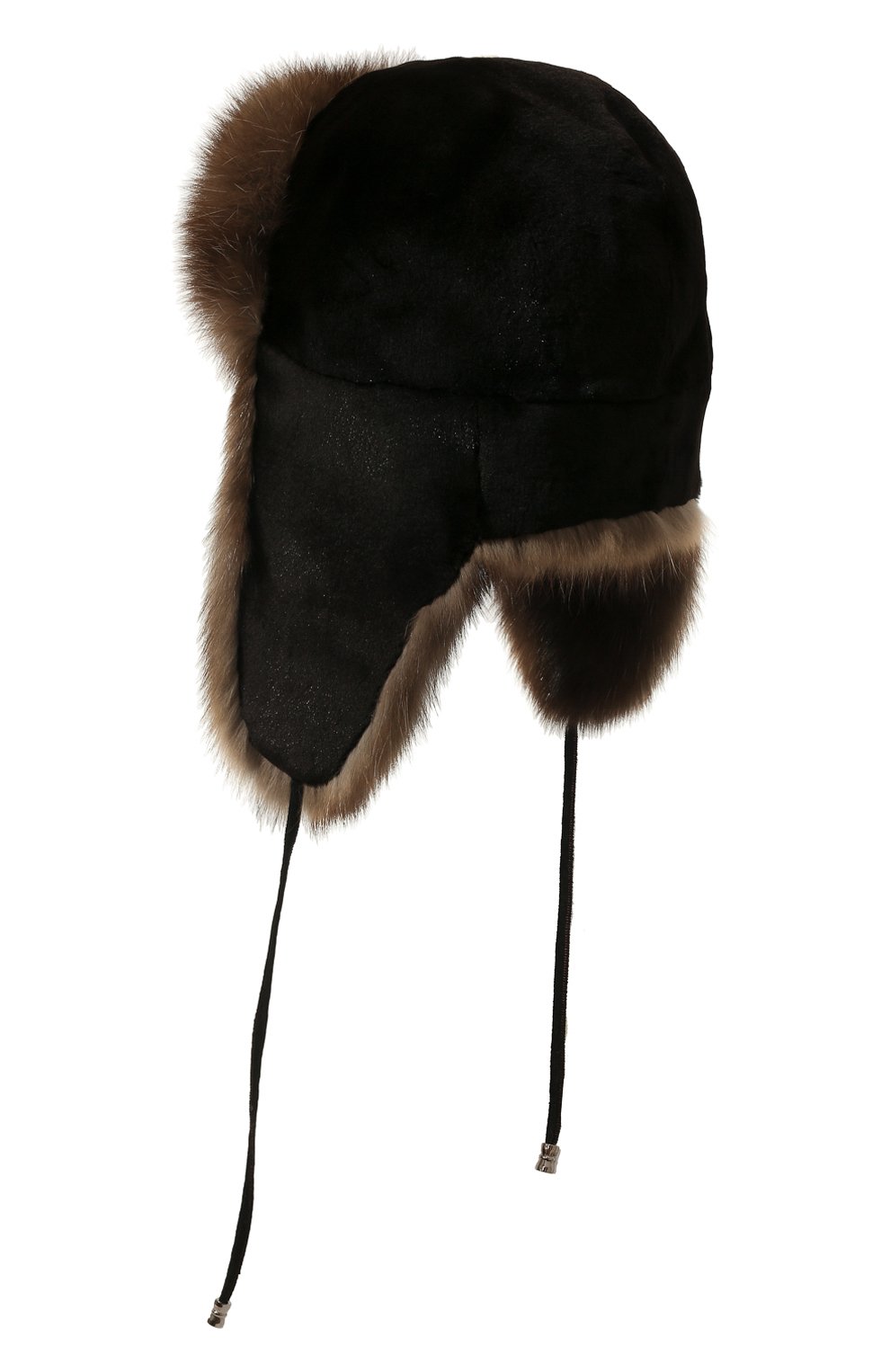 Меховая шапка-ушанка из норки и соболя VICTORIA KUSENKOVA, арт. 091513504094, фото 3