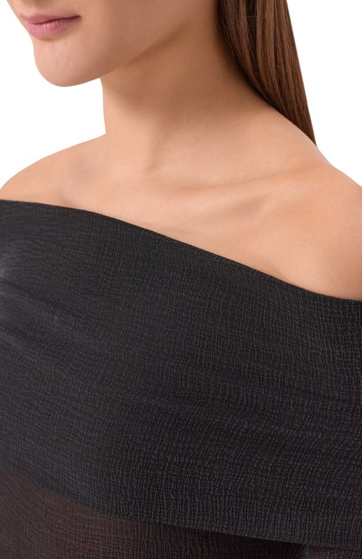 Шелковый топ Petar Petrov S26TB16 Чёрный  S26TB16 Фото 5