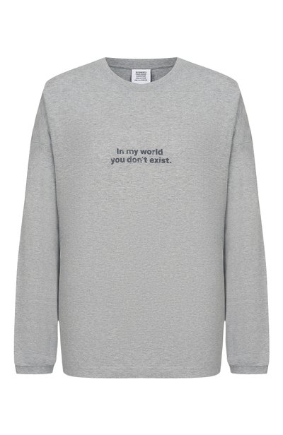 Хлопковый лонгслив VETEMENTS, арт. MH27LS265G