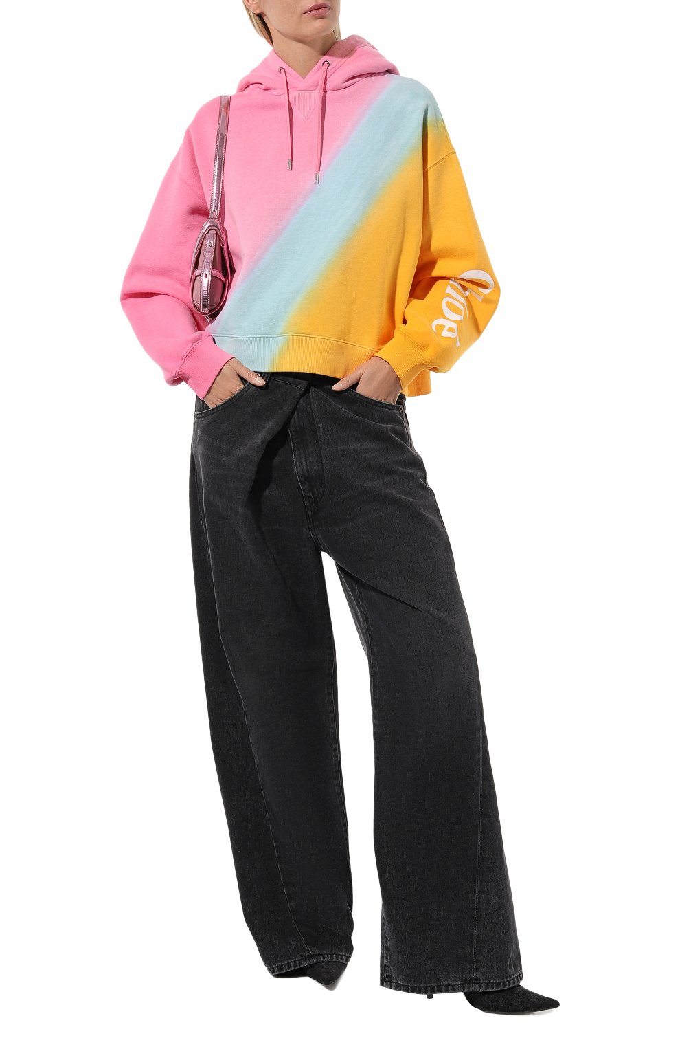 Хлопковое худи CHLOÉ разноцветного цвета по цене 87550 руб., арт. CHC23AJH20191, фото 2 Хлопковое худи CHLOÉ, арт. CHC23AJH20191, фото 2