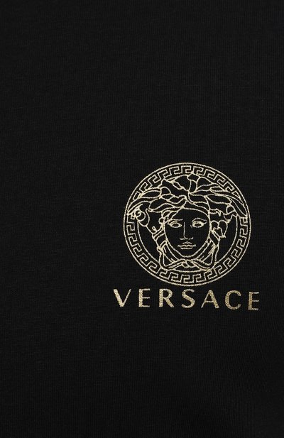 Хлопковая футболка VERSACE, арт. AUU01005/A232741, фото 5