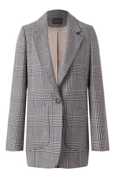 Женский жакет из шерсти и шелка LORENA ANTONIAZZI, арт. P2501GA02A/4791