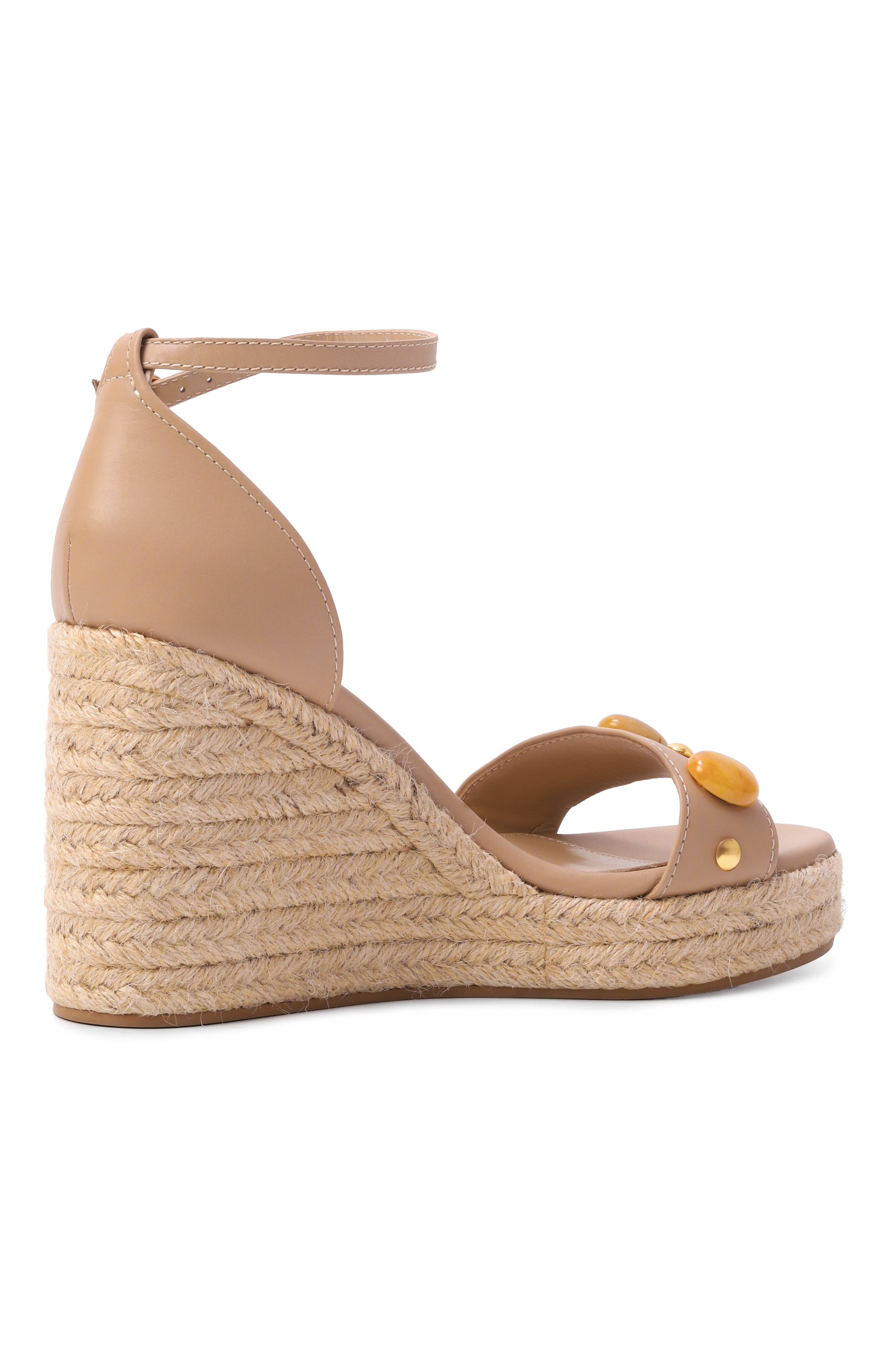 Кожаные босоножки GIANVITO ROSSI, арт. G61782.70RIC.CLNSAND, фото 5