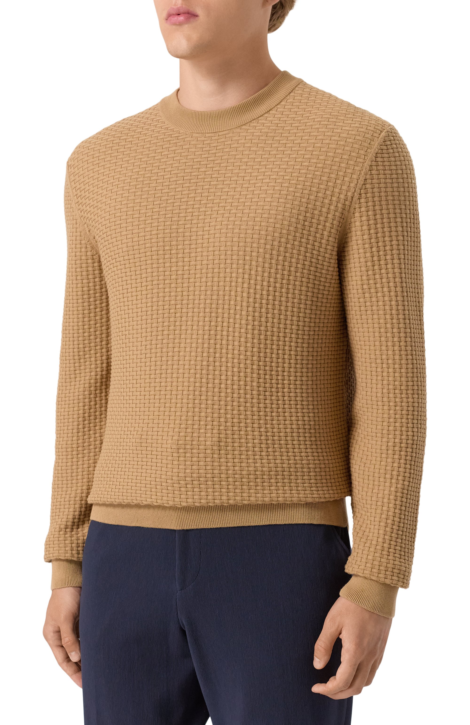 Хлопковый джемпер BOSS, арт. 50545283, фото 3