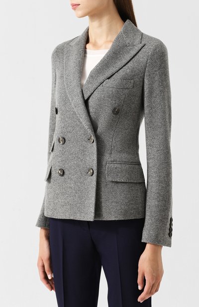 Двубортный кашемировый жакет RALPH LAUREN, арт. 290719534, фото 3