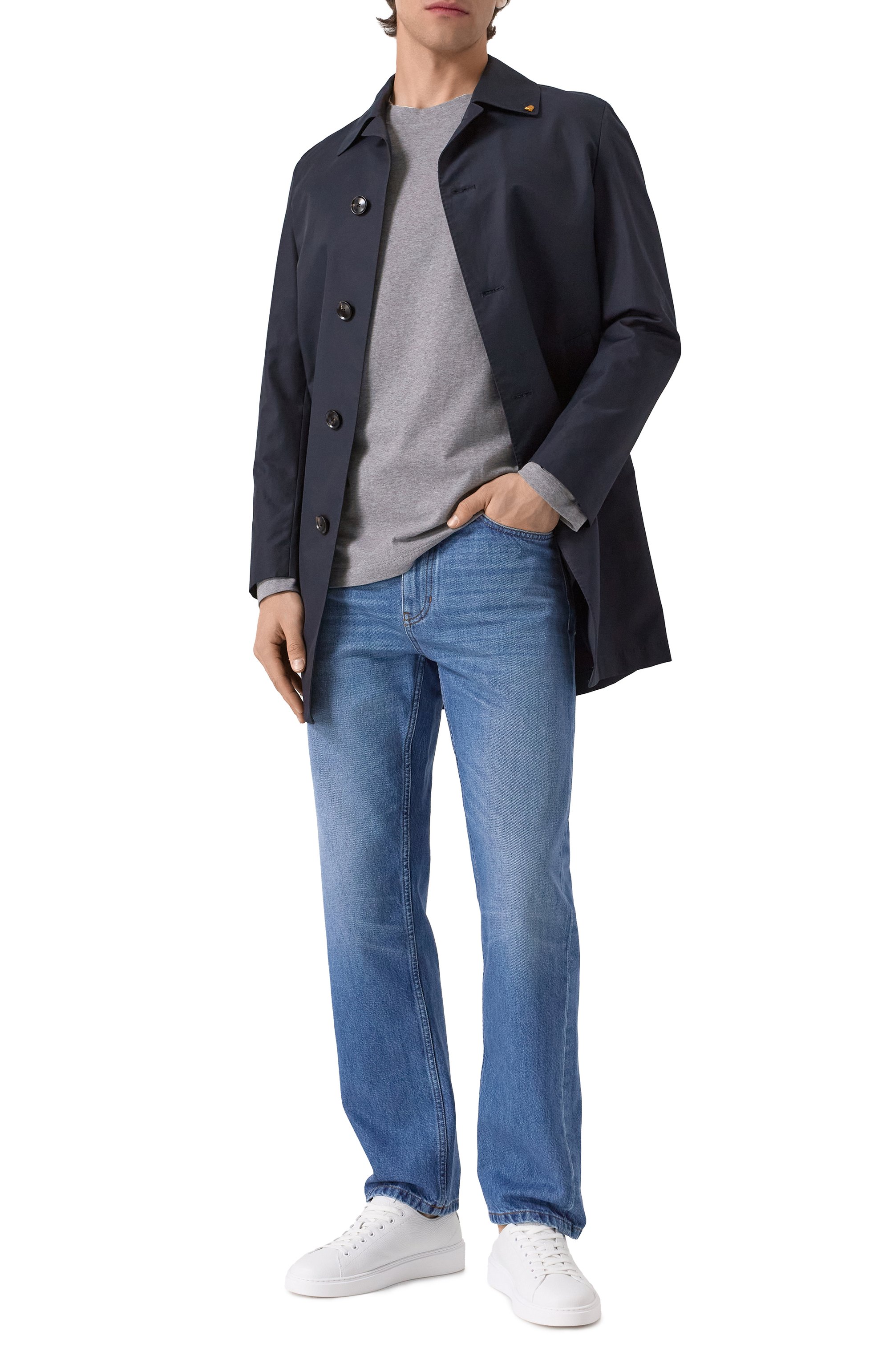 Хлопковый лонгслив BRUNELLO CUCINELLI, арт. M0B137433, фото 2