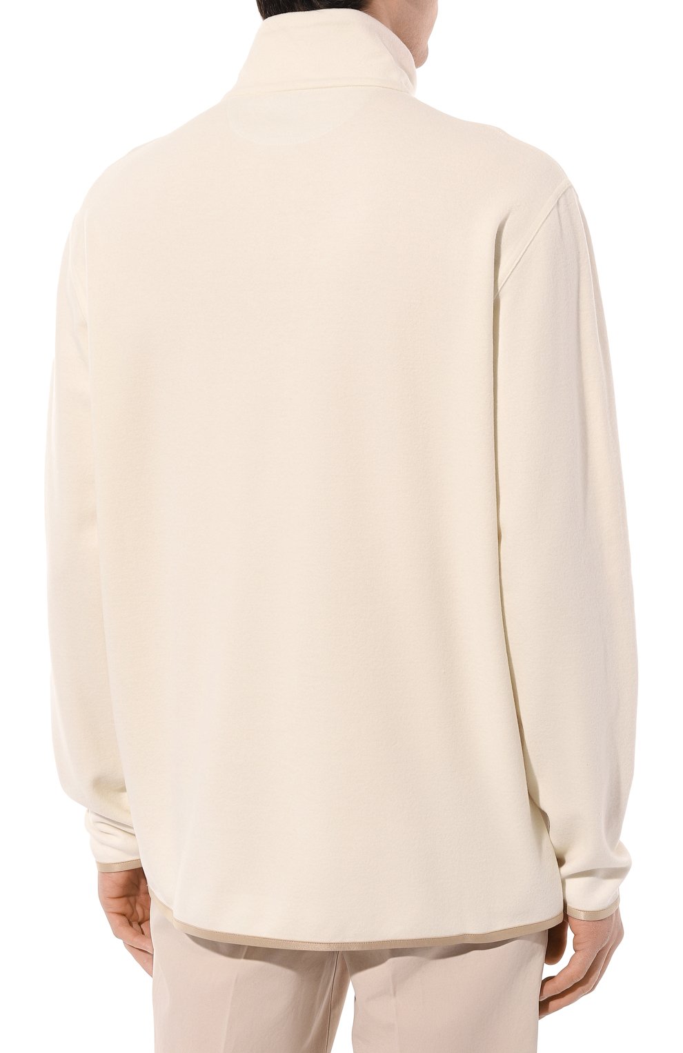 Свитшот из кашемира и хлопка BRUNELLO CUCINELLI, арт. MM818B2230, фото 4