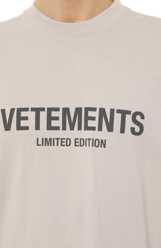 фото Хлопковая футболка vetements