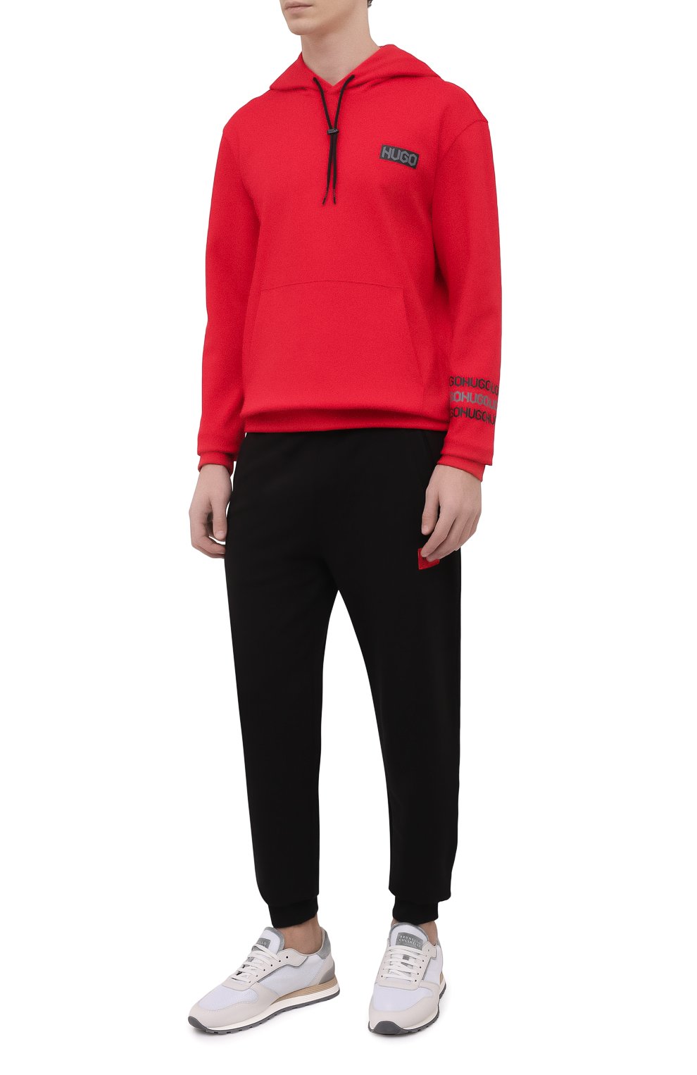 Хлопковые джоггеры HUGO, арт. 50447963, фото 2