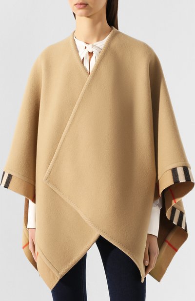 Шерстяная накидка BURBERRY, арт. 8025563, фото 3