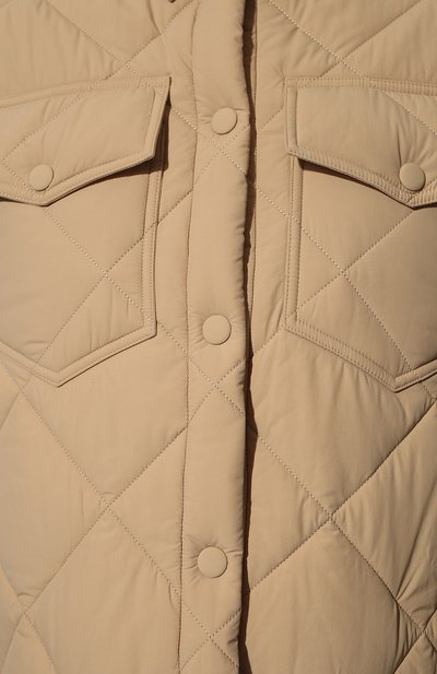 Стеганая куртка STELLA MCCARTNEY бежевого цвета по цене 108500 руб., арт. 604286/STB04, фото 5 Стеганая куртка STELLA MCCARTNEY, арт. 604286/STB04, фото 5