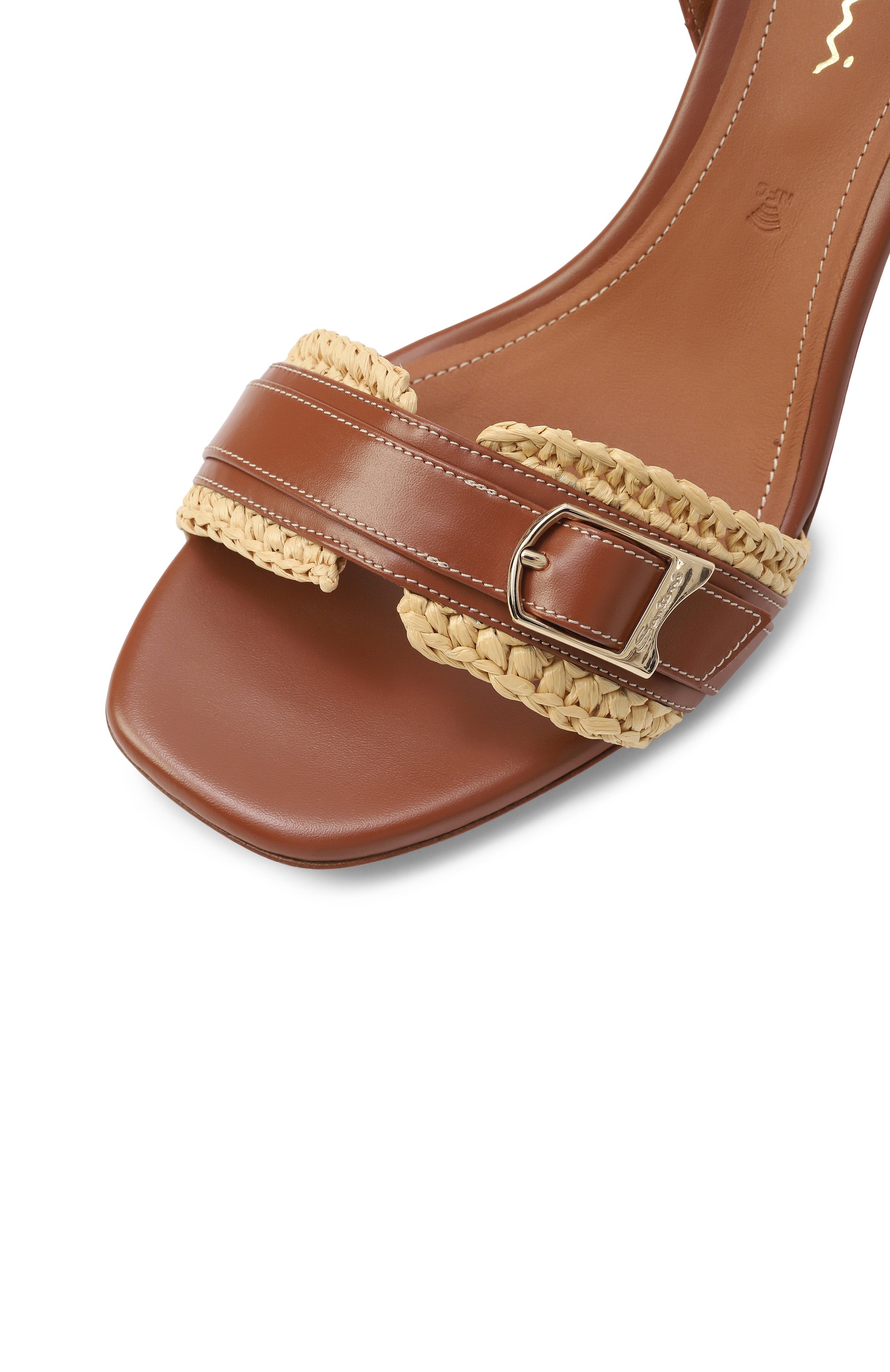 Комбинированные босоножки SANTONI, арт. WHVG71480HC3TRUF, фото 7