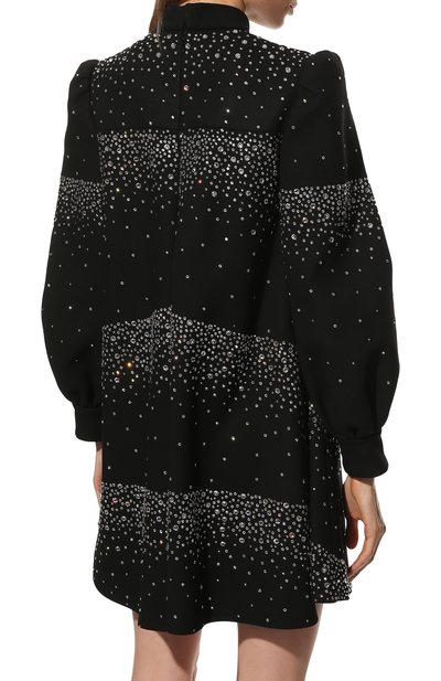 Платье из шерсти и шелка CELINE, арт. 2R183420D, фото 4