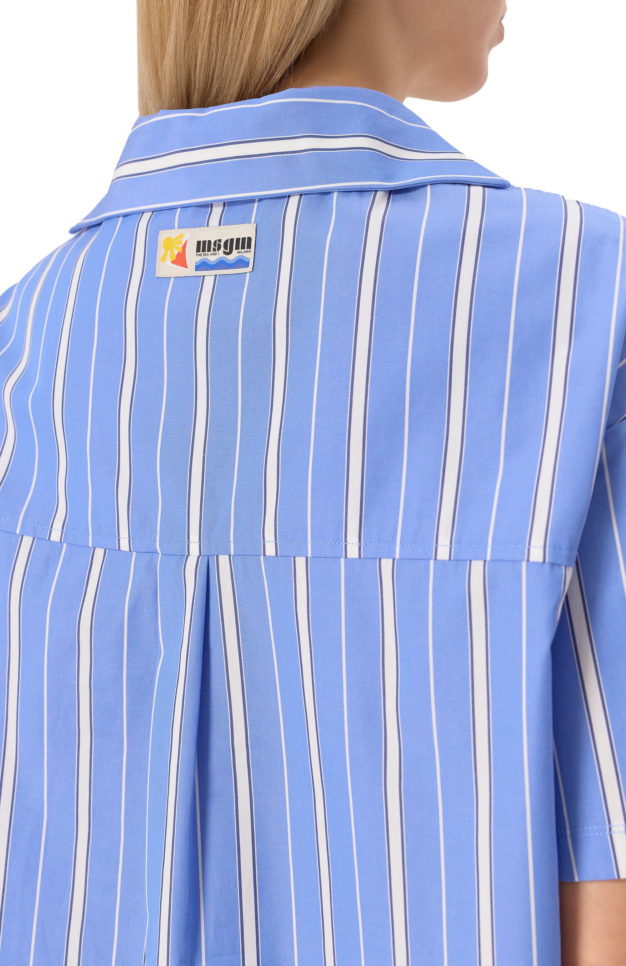 Хлопковая футболка MSGM, арт. 3841MDM125/257002, фото 5