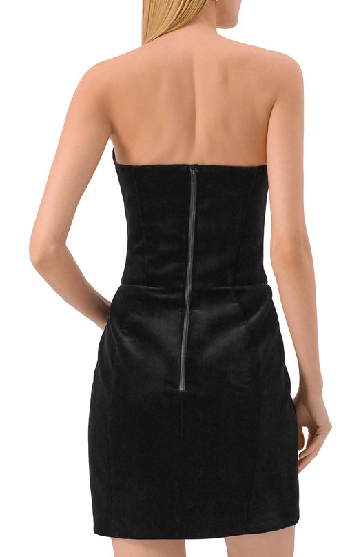 Бархатное платье Mugler C0M1R017962020 Чёрный  C0M1R017962020 Фото 3