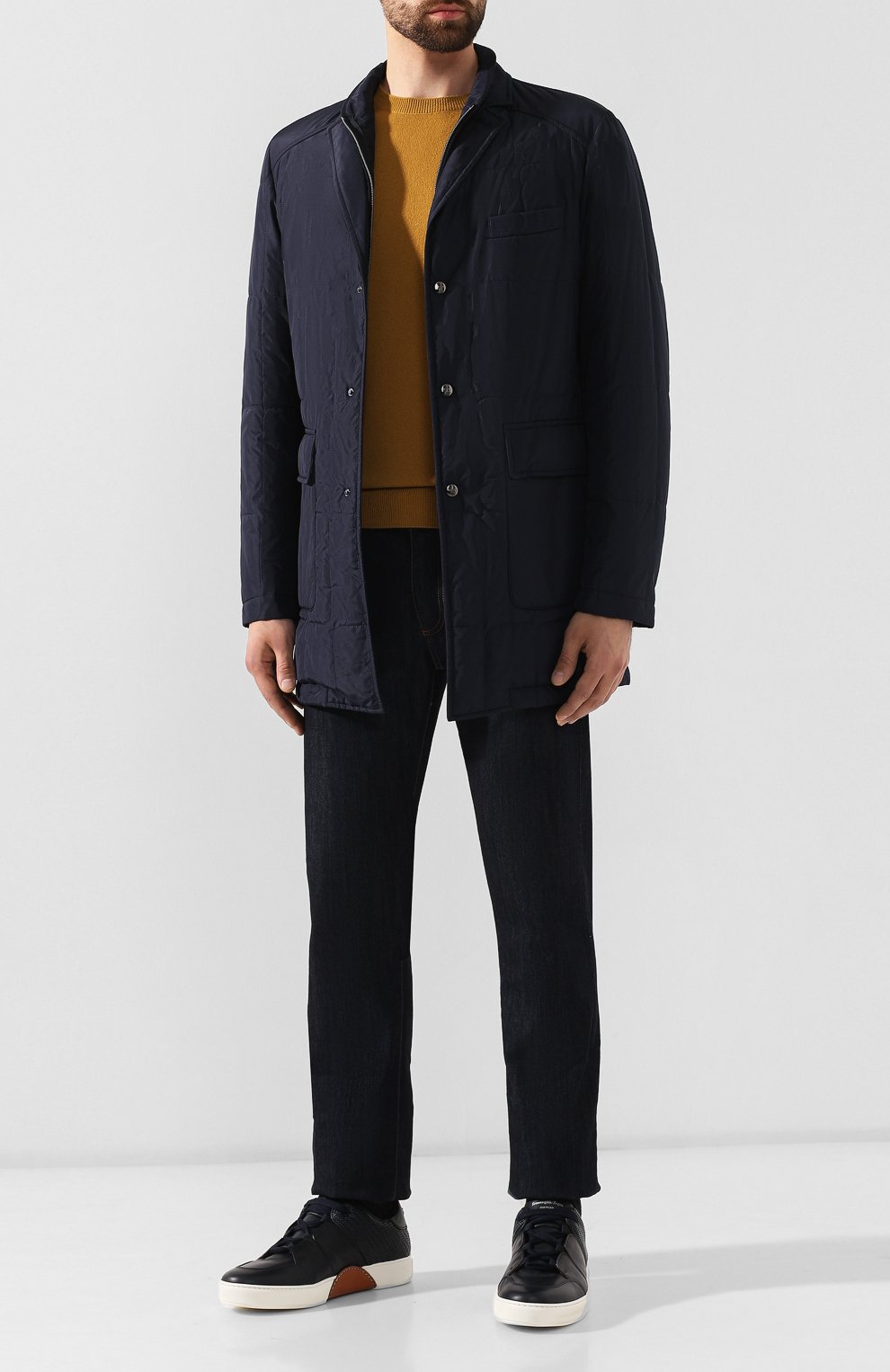 Куртка CANALI темно-синего цвета по цене 139000 руб., арт. 020257/SG01121, фото 2 Куртка CANALI, арт. 020257/SG01121, фото 2