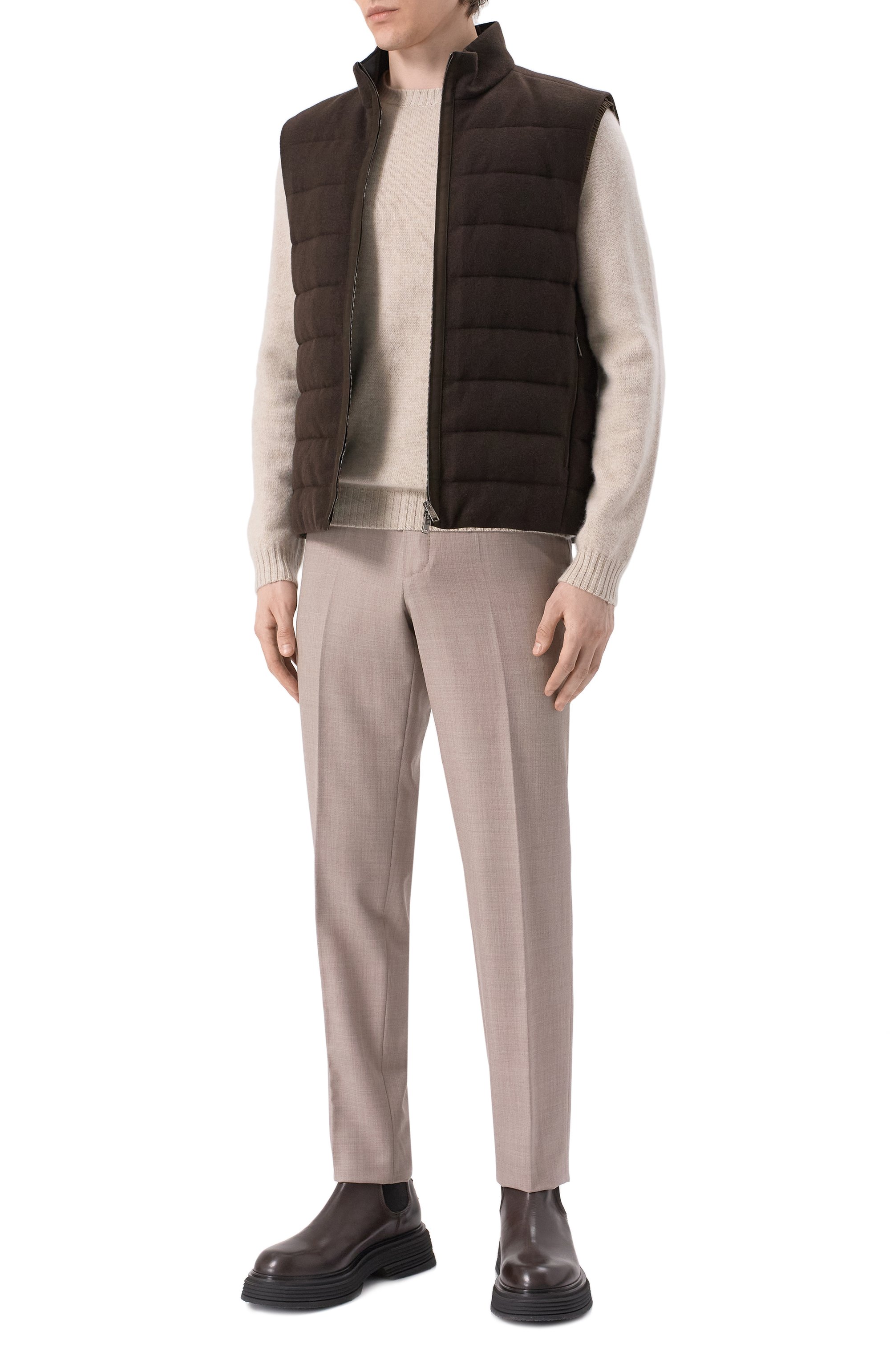 Пуховый жилет ZEGNA, арт. E105/UET48A8, фото 2