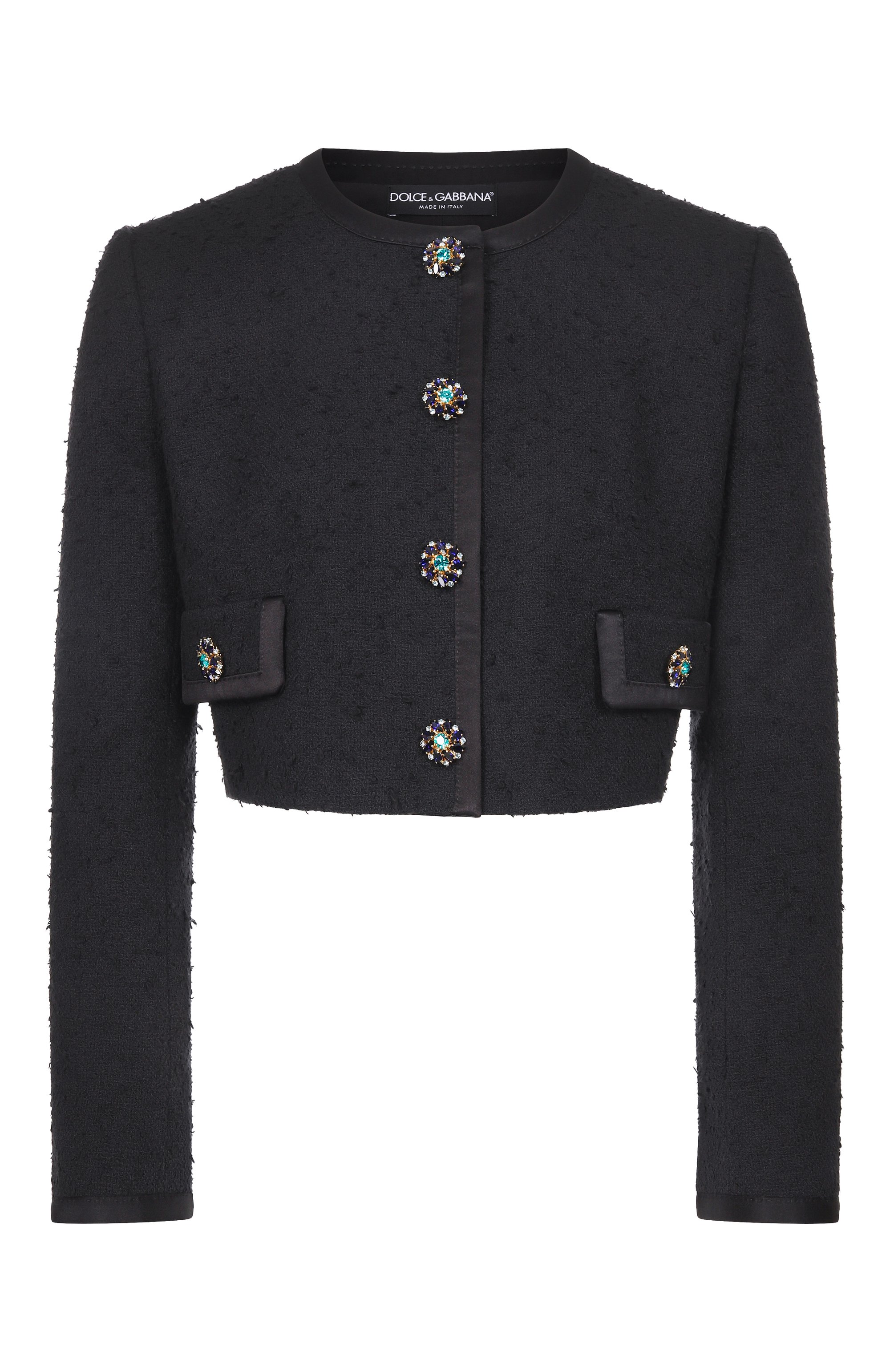 Жакет из хлопка и шелка DOLCE & GABBANA, арт. F27IHZ/HUMWJ, фото 1