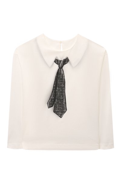 Хлопковый лонгслив MONNALISA, арт. 41D602, фото 1