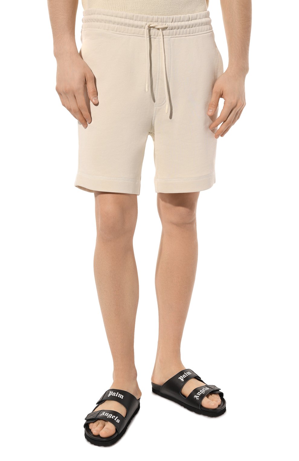 Хлопковые шорты BOSS ORANGE кремового цвета по цене 10560 руб., арт. 50468454, фото 3 Хлопковые шорты BOSS ORANGE, арт. 50468454, фото 3