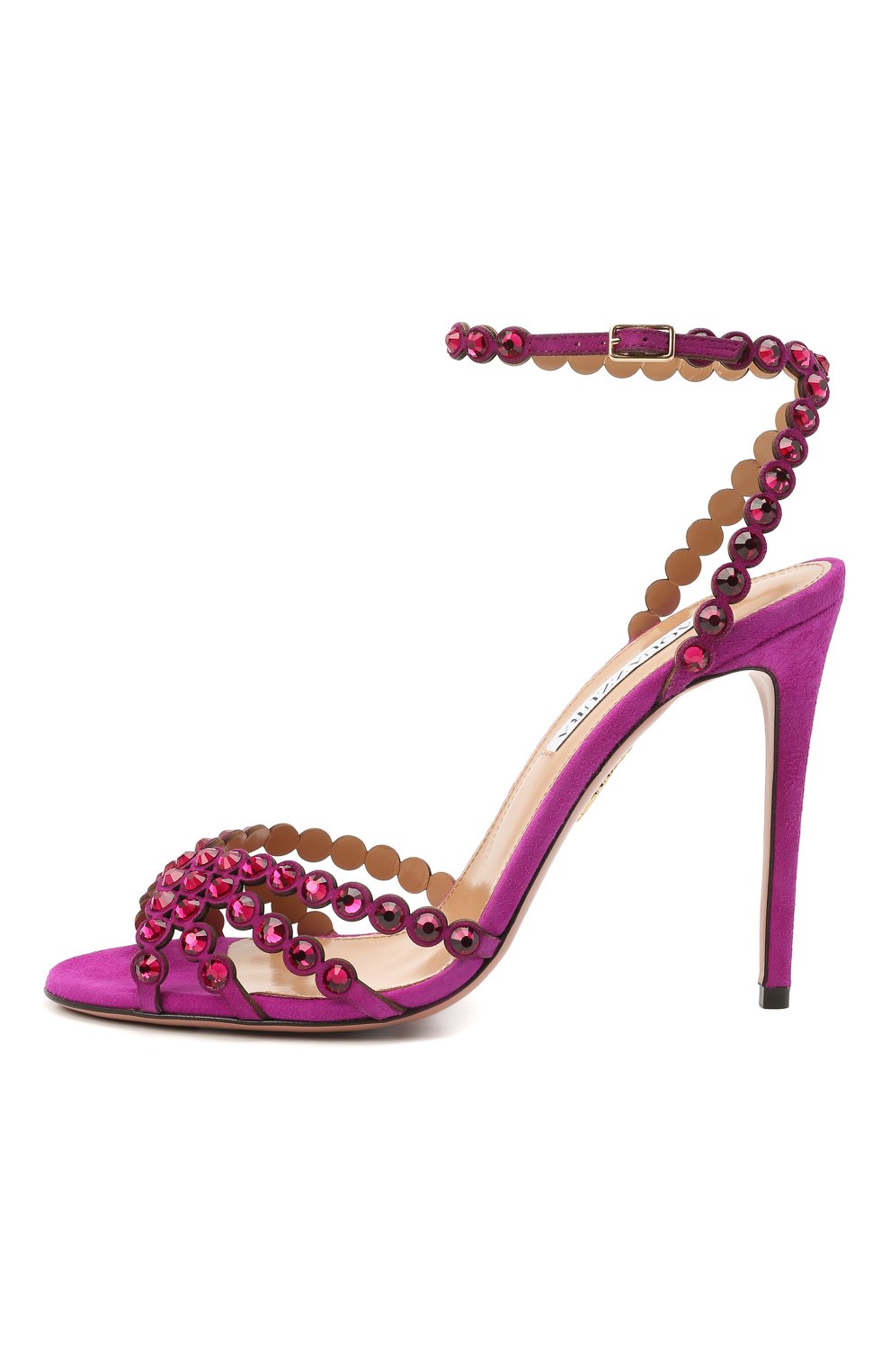 Замшевые босоножки tequila 105 AQUAZZURA, арт. TQLHIGS0-SUE-EX0, фото 3