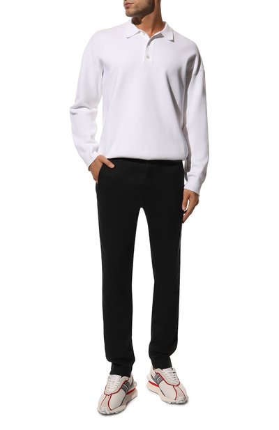 Брюки из хлопка и шерсти TRANSIT, арт. CFUTRSI180, фото 2