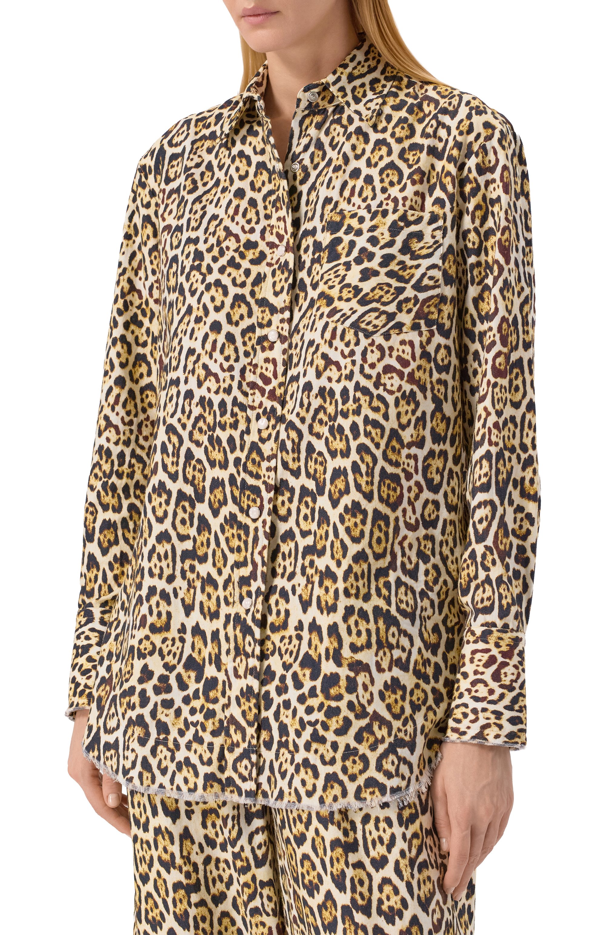 Хлопковая рубашка ACADEMIA, арт. SILVY-P-DESTR0YED/75DM6, фото 3