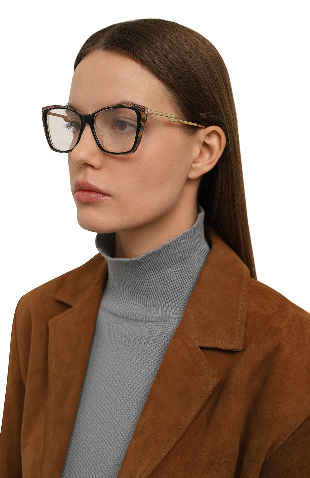 Оправа MISSONI черного цвета по цене 29950 руб., арт. MIS0166/G 0HC, фото 2 Оправа MISSONI, арт. MIS0166/G 0HC, фото 2