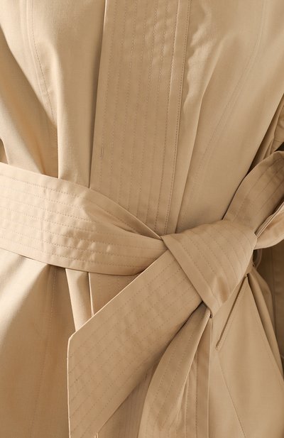 Хлопковый тренч AMI, арт. E20F0W300.236, фото 5