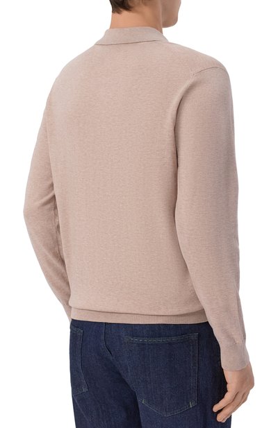 Хлопковое поло ANDREA CAMPAGNA бежевого цвета по цене 39950 руб., арт. M5426-8061, фото 4 Хлопковое поло ANDREA CAMPAGNA, арт. M5426-8061, фото 4