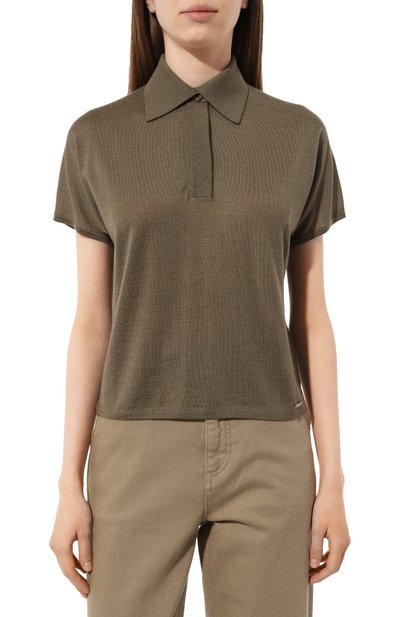 Поло из кашемира и шелка KITON, арт. D57711107, фото 3